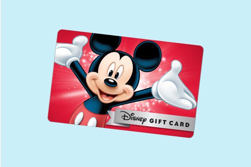 Red Disney Gift Card