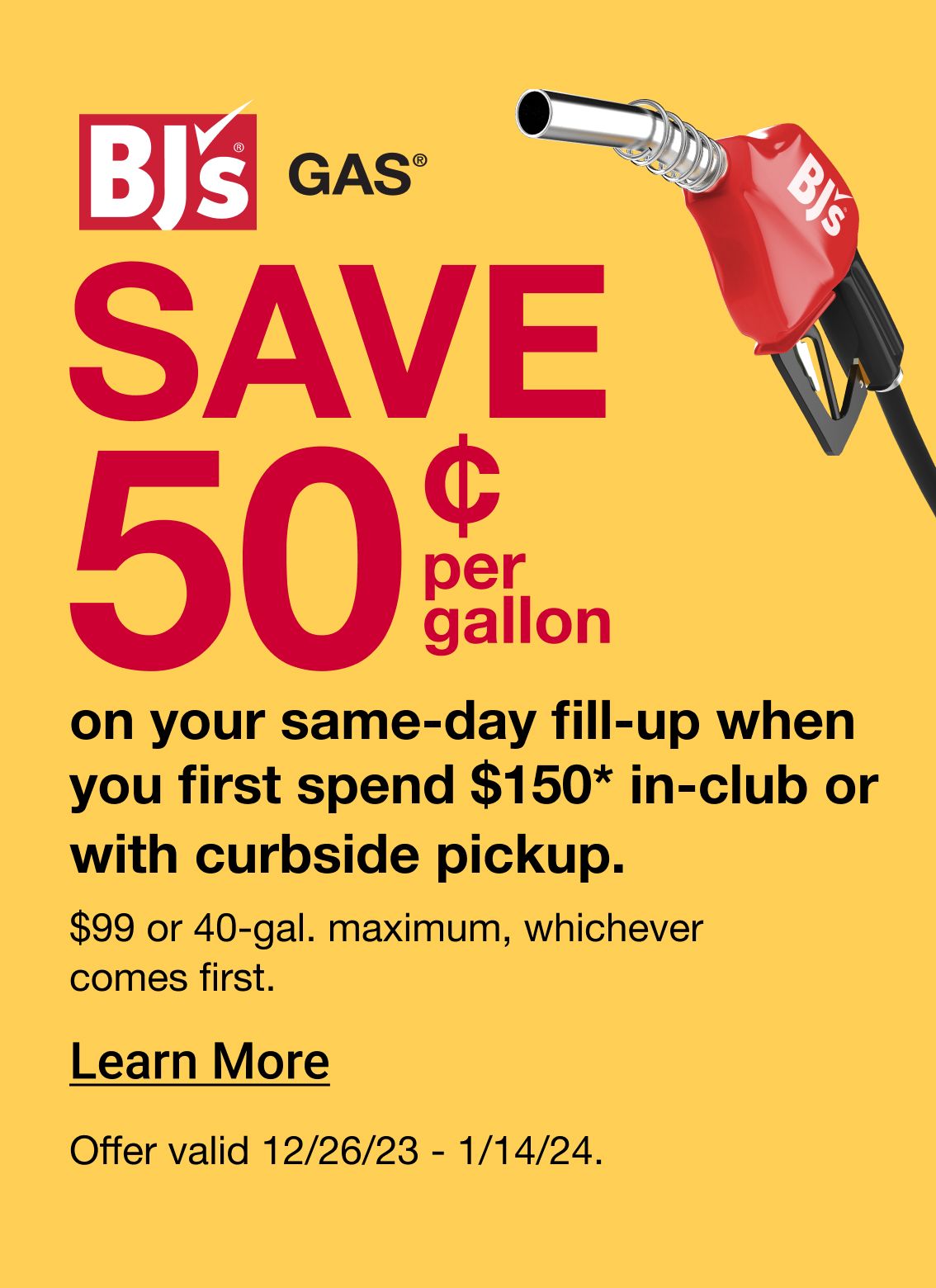 BJ's Wholesale Club - Fuel up, grill out and kick off summer