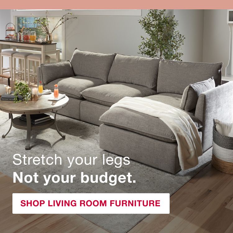 Furniture that will make Santa want to stick around. Click here to shop living room furniture