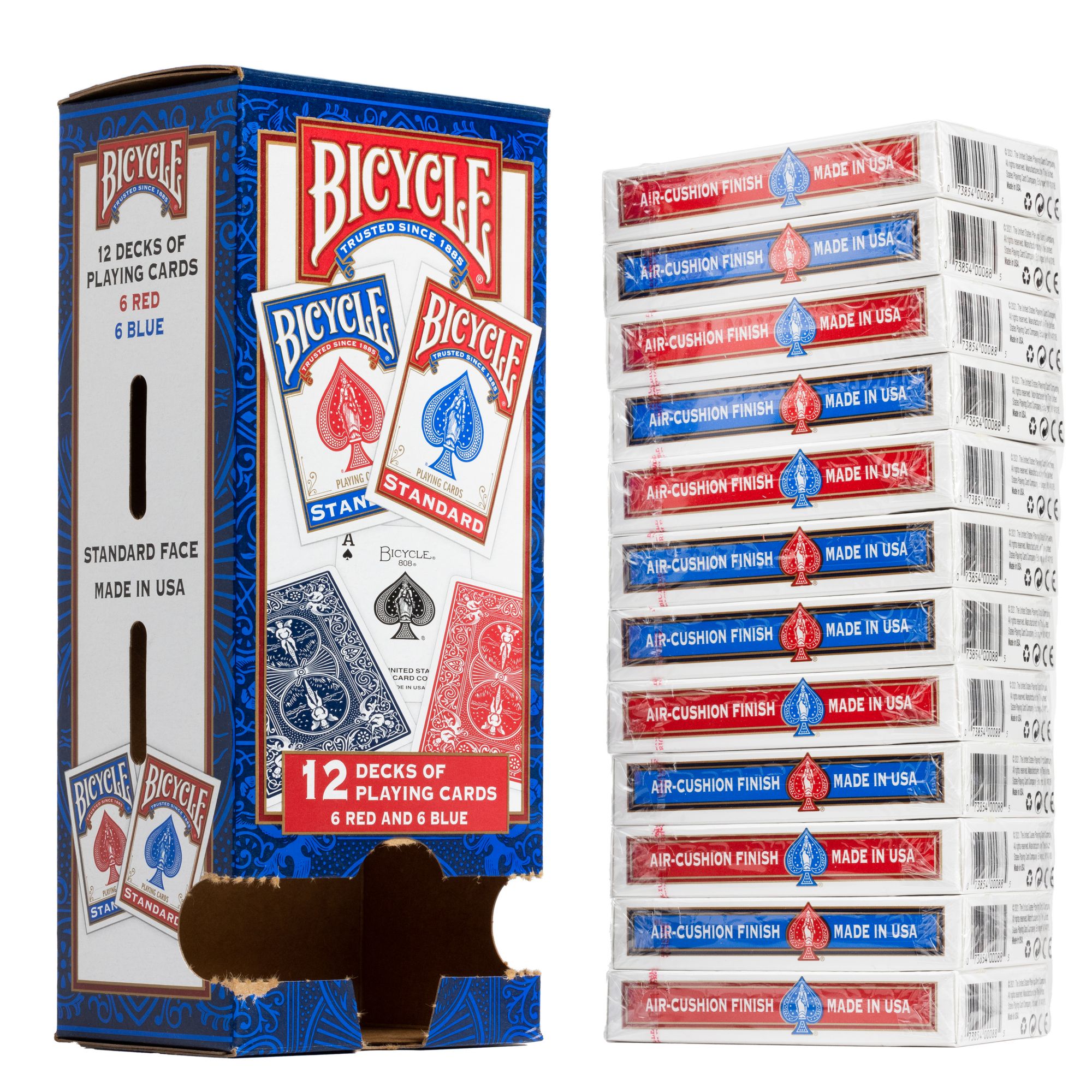 Bicycle Playing Cards - Poker Size - 12 Pack 