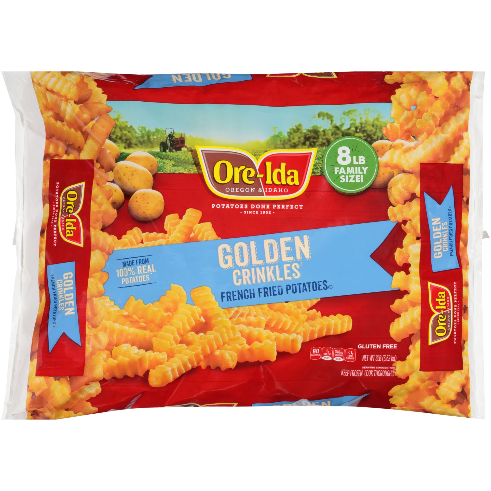 Ore-Ida Extra Crispy Fast Food French Fries Fried Frozen Potatoes Value  Size, 4 lb Bag, Potatoes