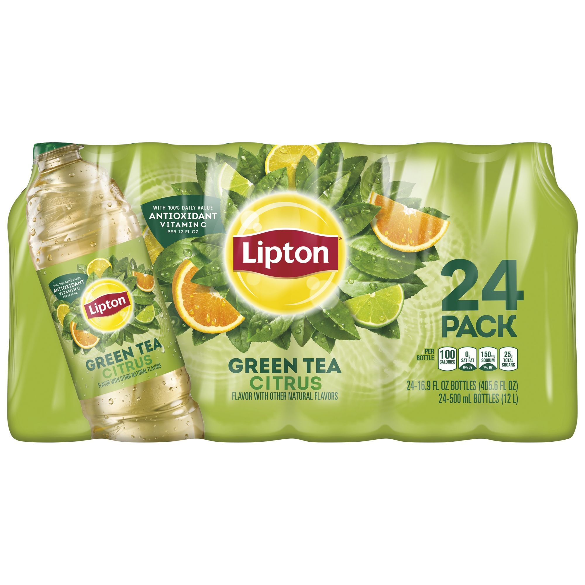 Lipton Green Tea, Lemon & Ginseng (72 Tea Bags)