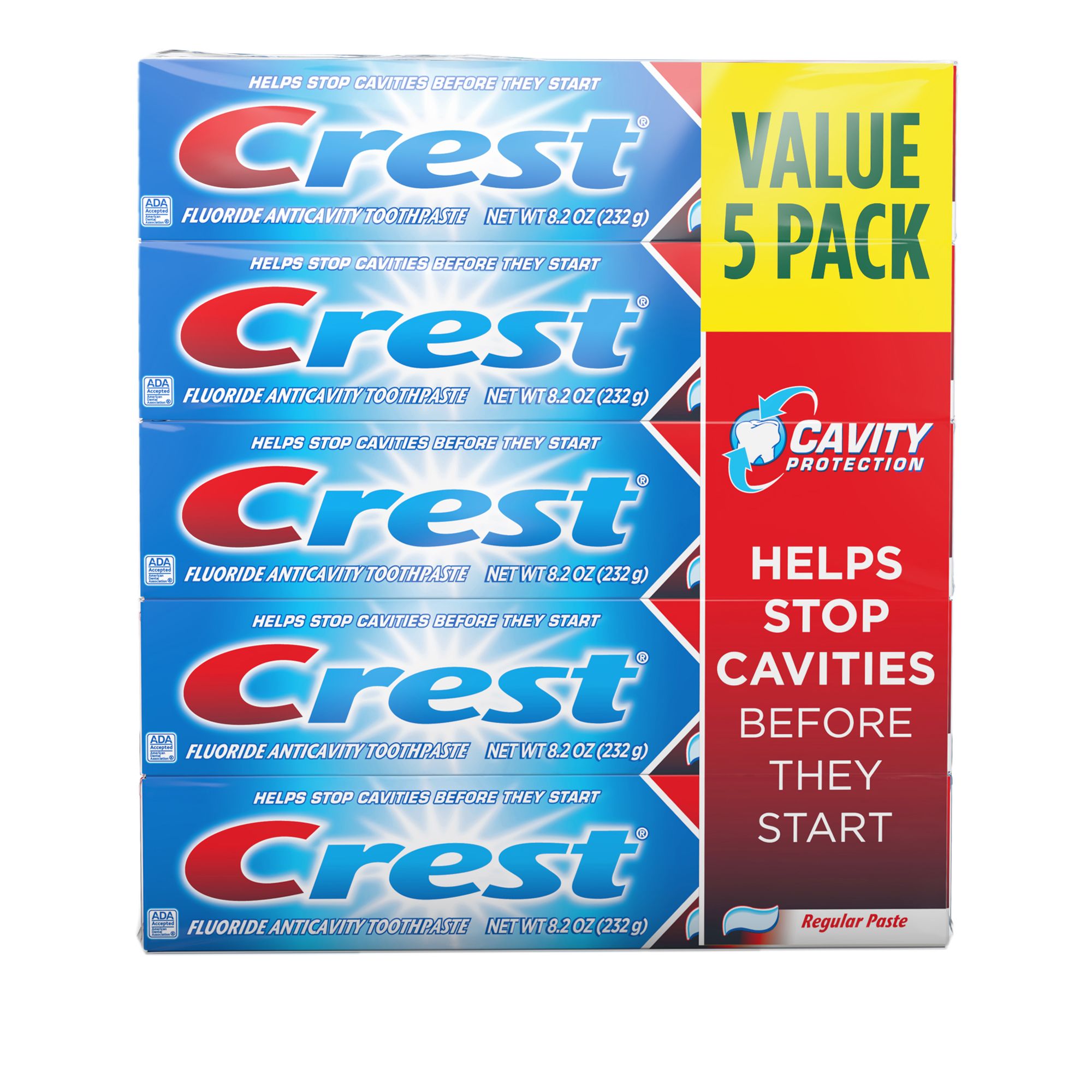 Crest Toothpaste Cavity Protection Regular (Pack of 3)