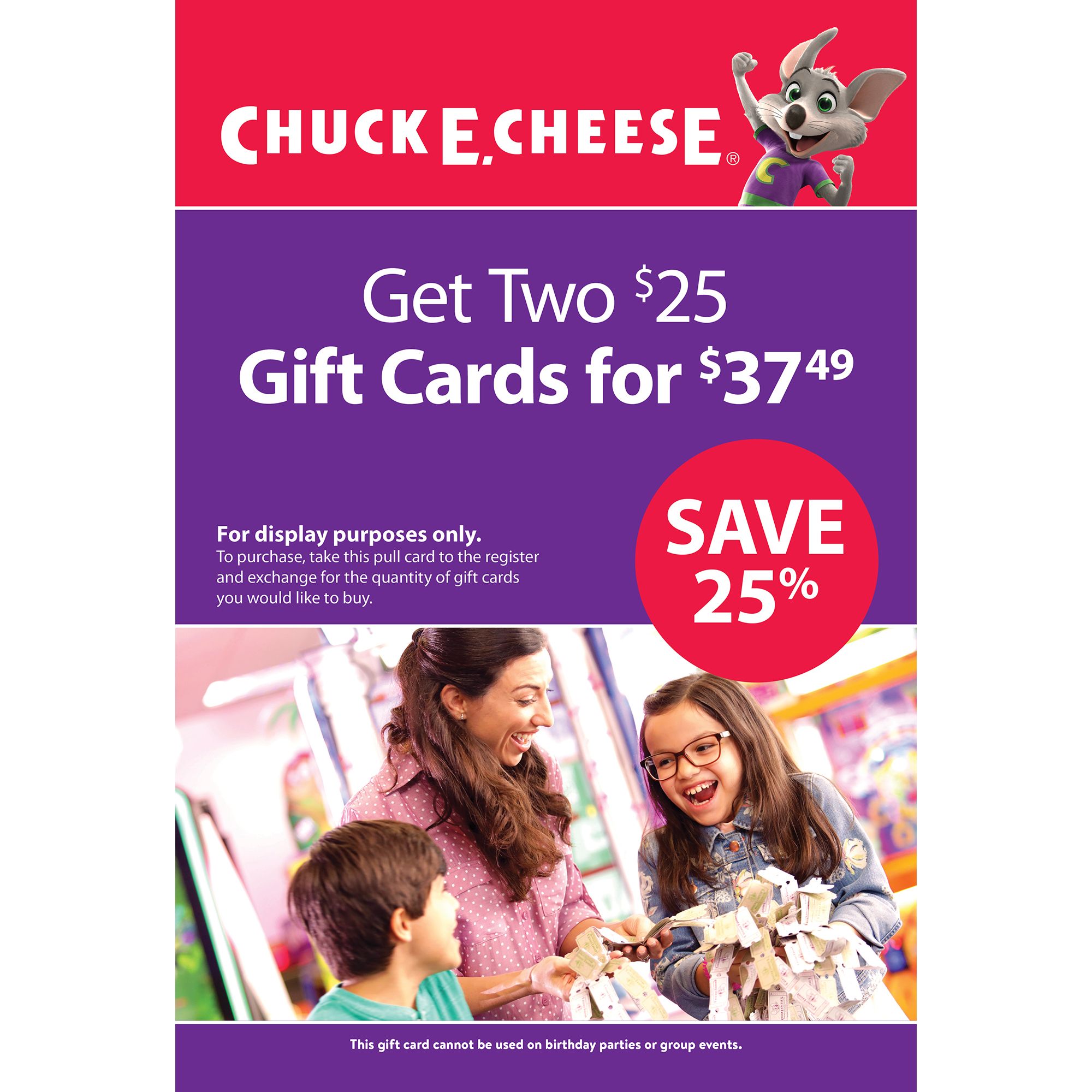 buy chuck e. cheeses gift card with bitcoin