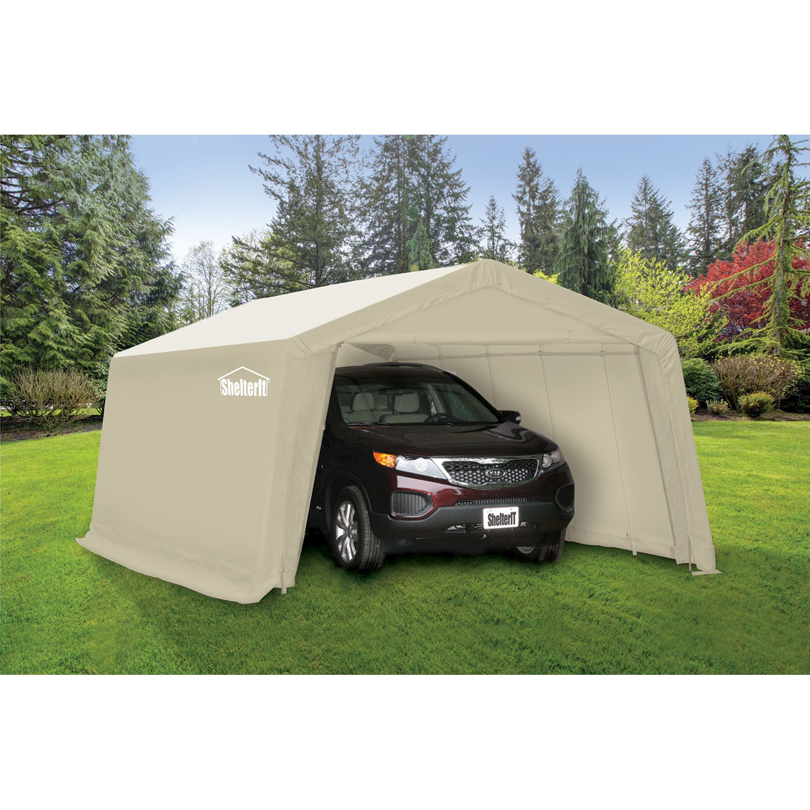 Instant 2 Car Garage, Portable Auto Garage 22'W x 24'L x 12'H