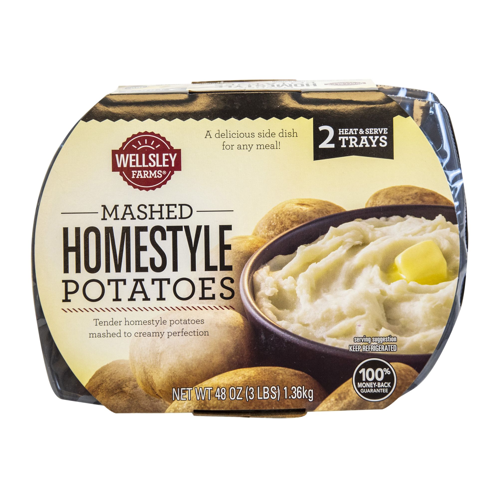 Wellsley Farms Homestyle Mashed Potatoes 2 pk. 24 oz. BJ s