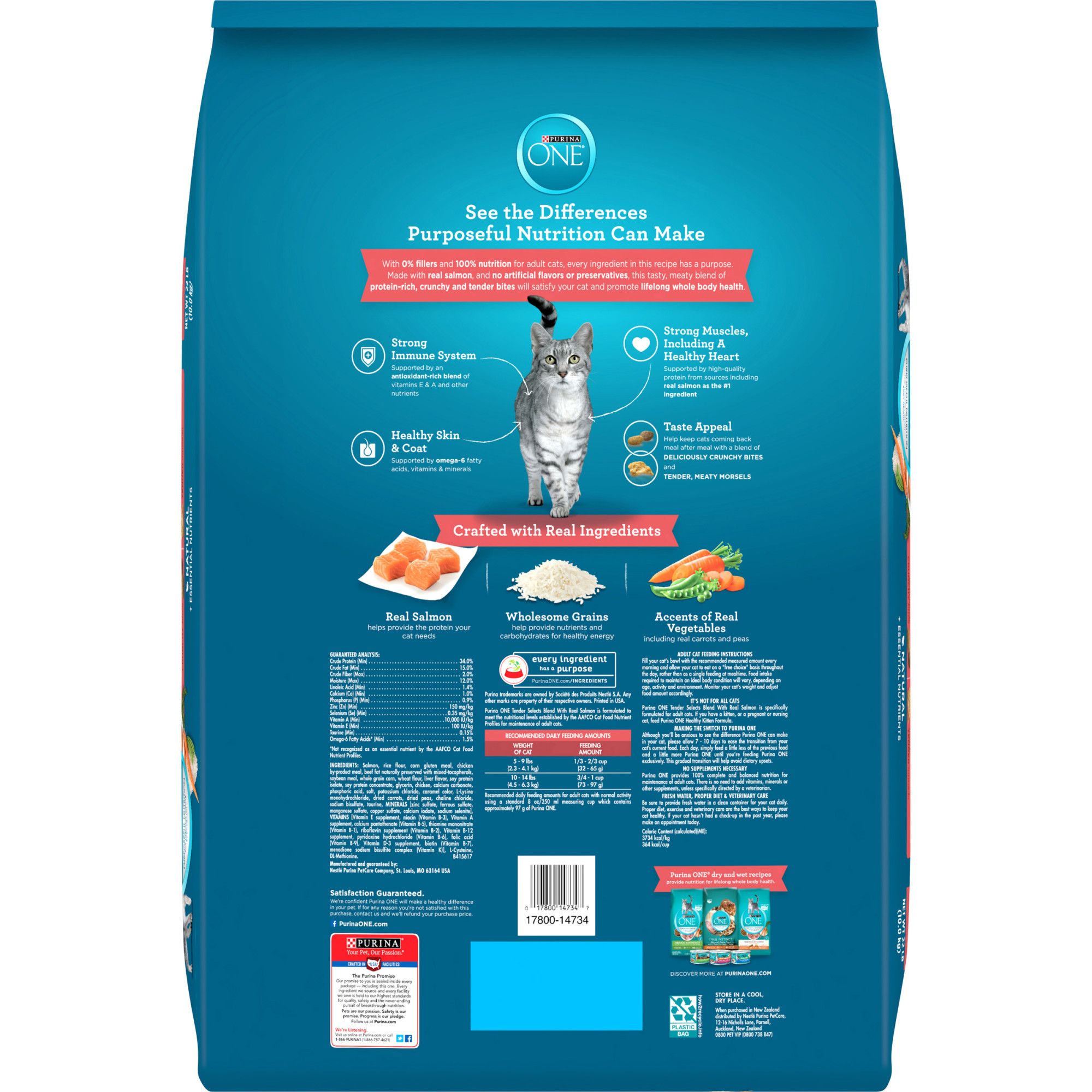 Purina one cat sale food 22 lb