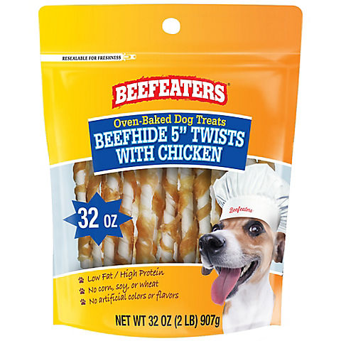 Beefeaters Beefhide Twists with Chicken, 32 oz.