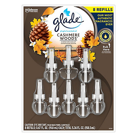 Glade Plug In Scented Oil Refills - Cashmere Woods