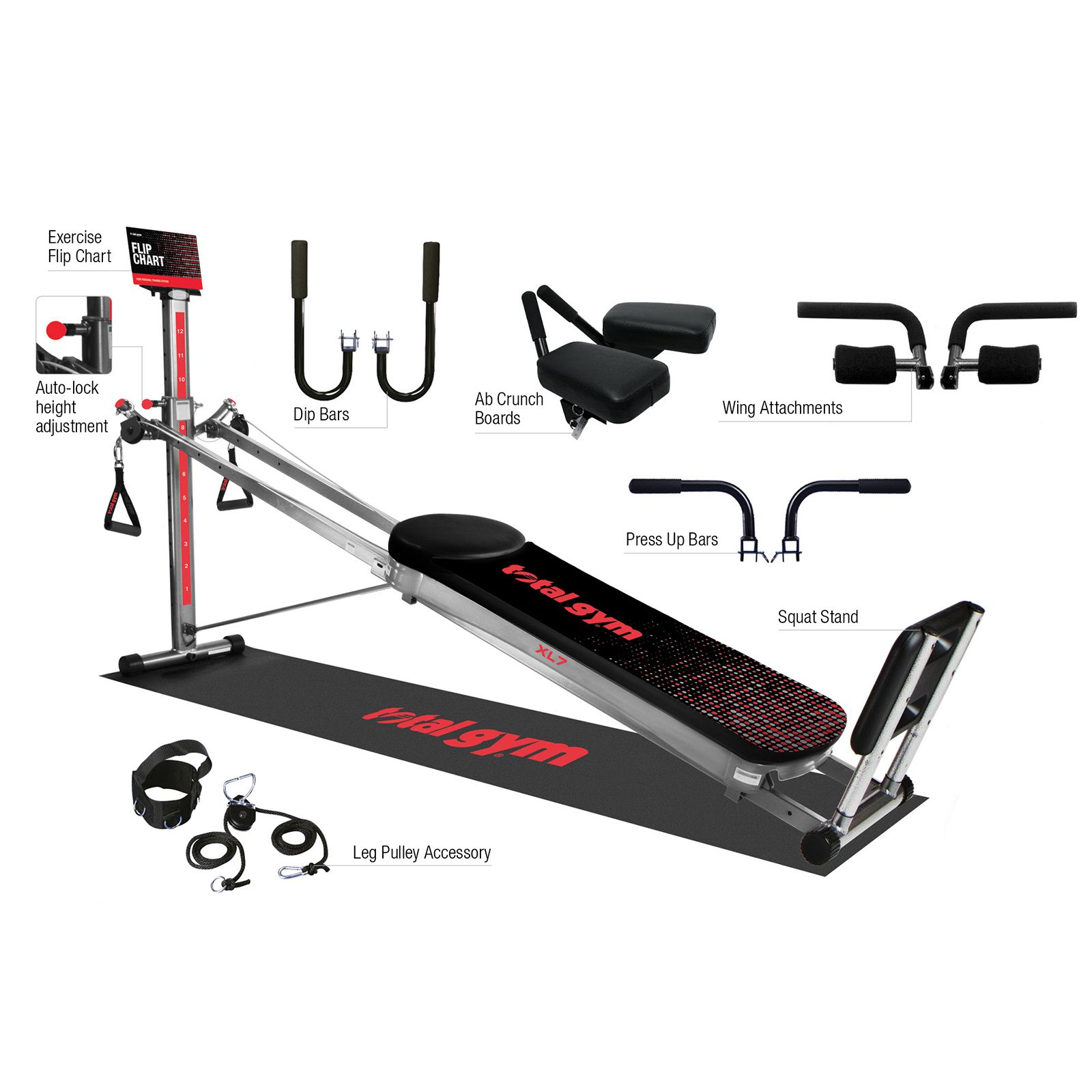 total gym bike accessories