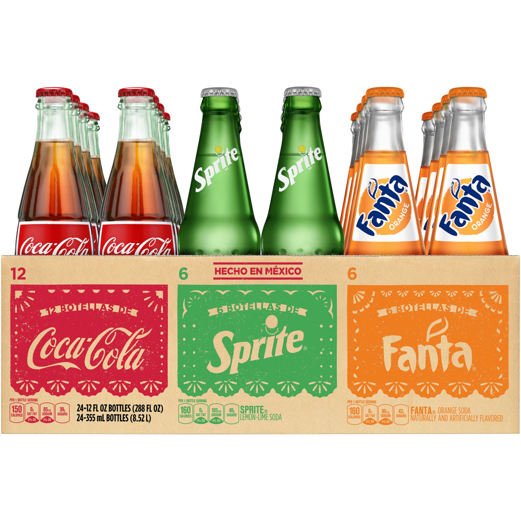  MEXICAN PURE CANE SUGAR SWEETENED COKE (12) 12 fl. oz. (355ml) Glass  Bottle Case (12-Pack) : Grocery & Gourmet Food