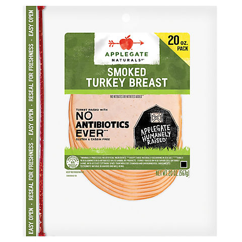 Applegate Smoked Turkey Breast, 20 oz.