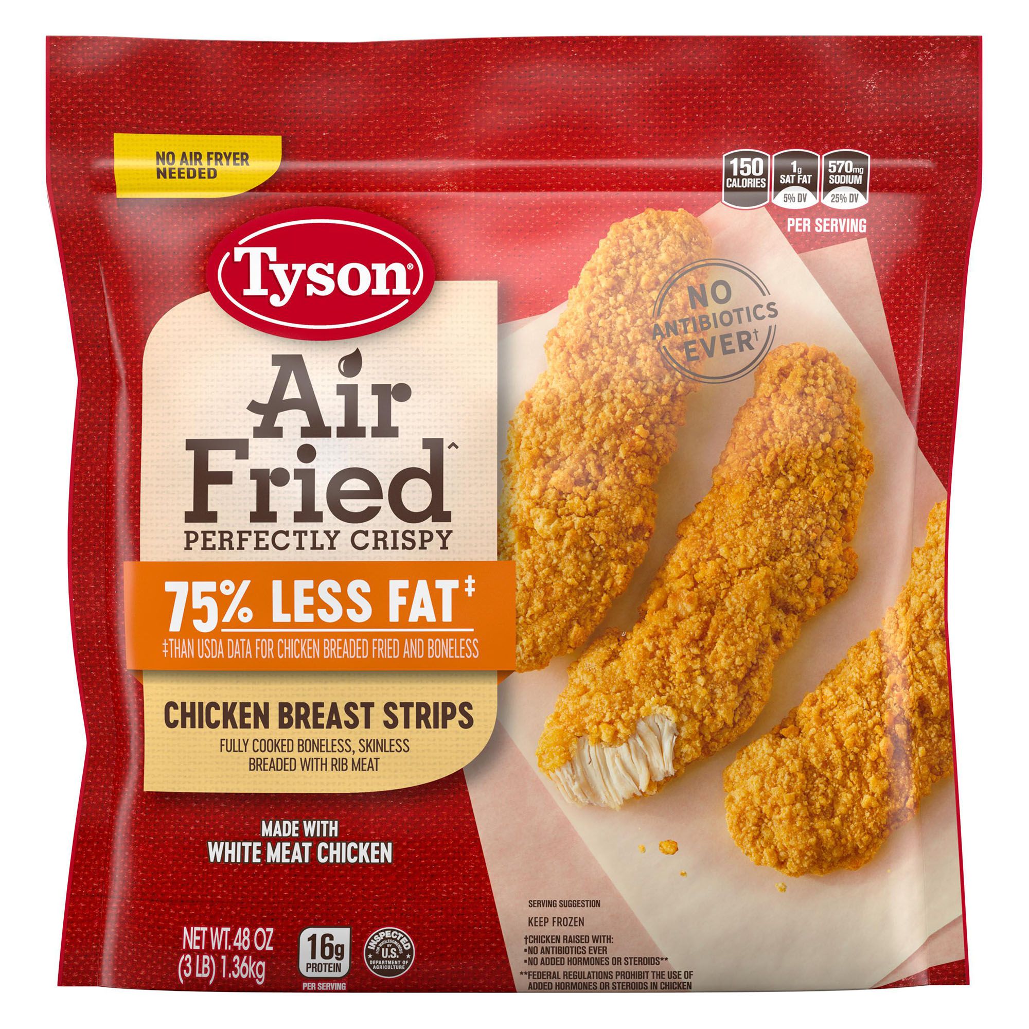 Tyson air shop fried chicken