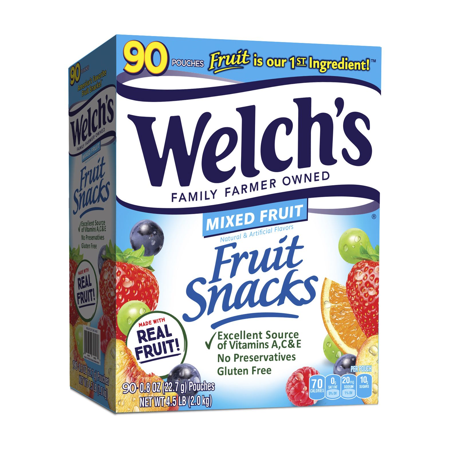 Welchs Mixed Fruit Snacks, 90 ct.