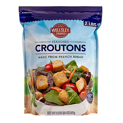 Wellsley Farms Seasoned Croutons, 2 lbs.