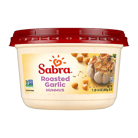 Sabra Roasted Garlic Hummus, 30 oz.