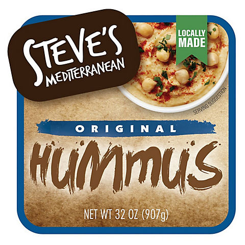 Steve's Mediterranean Original Hummus, 32 oz.