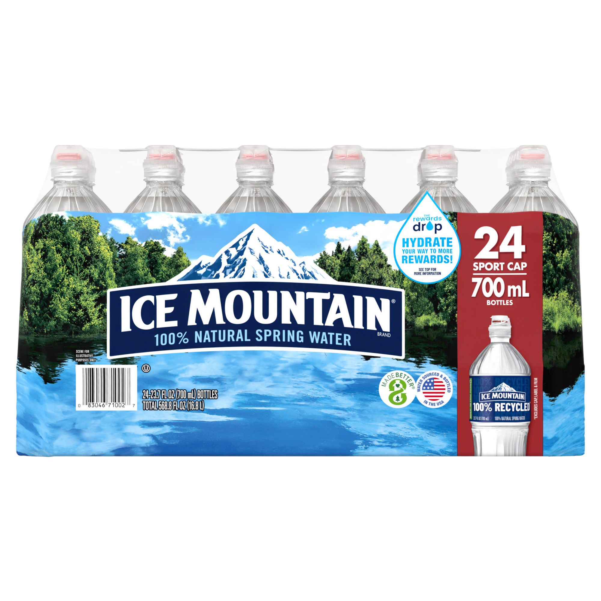 Spring Water Bottles 24 Pack - Bottled Spring Water - Spring Water