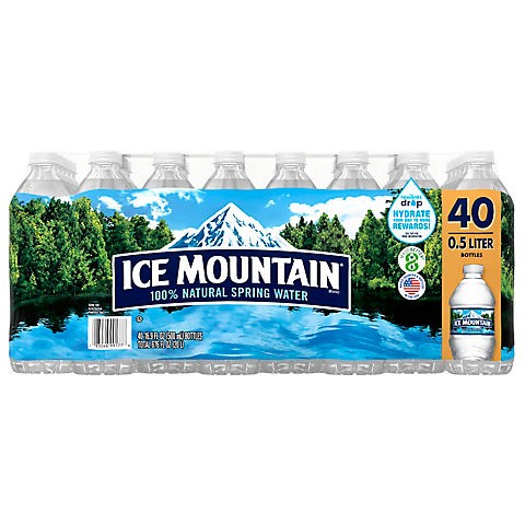 Ice Mountain Natural Spring Water, 40 pk./16.9 oz.