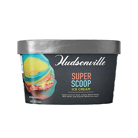 Hudsonville Superscoop Ice Cream, 48 oz.