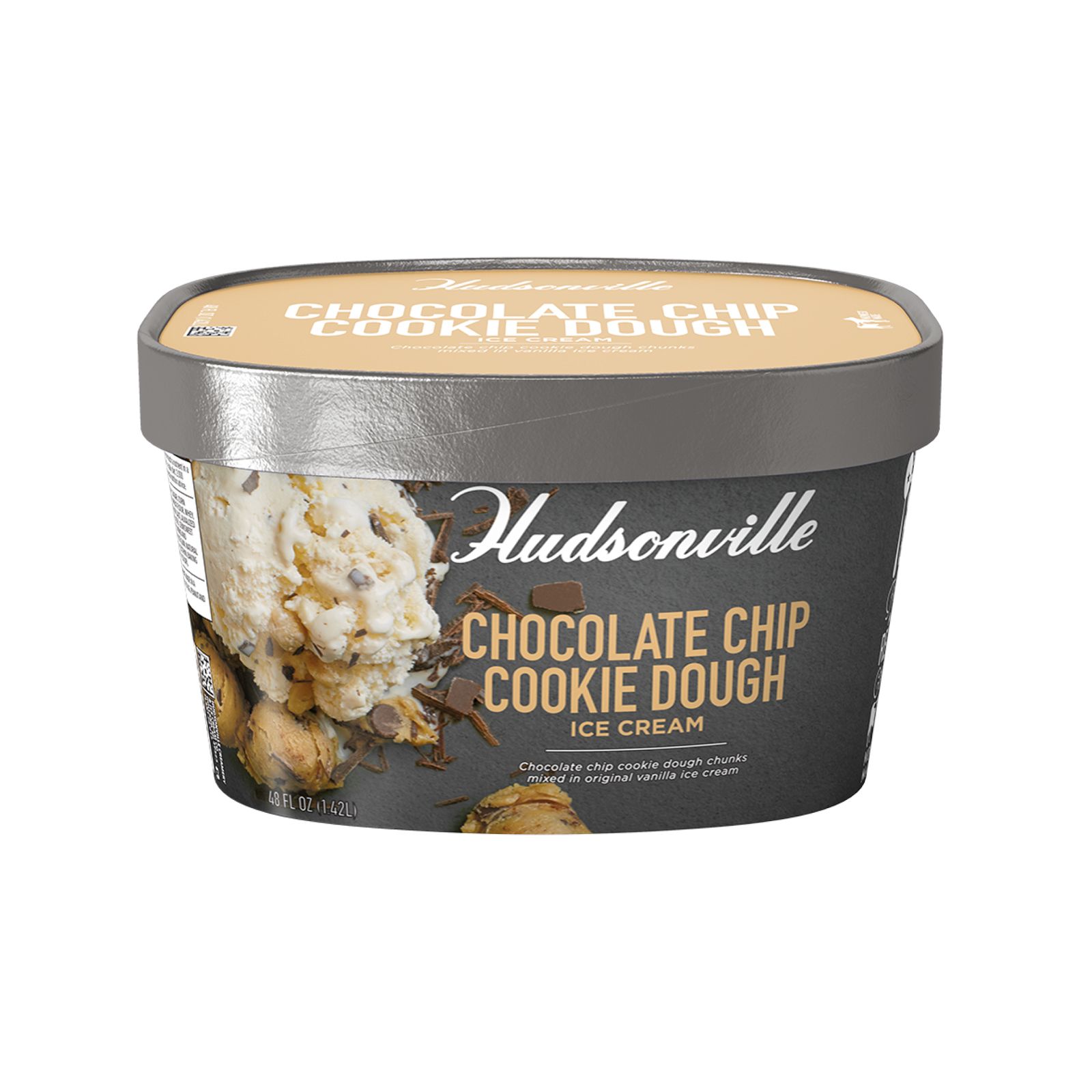 Hudsonville Chocolate Chip Cookie Dough Ice Cream, 48 oz.