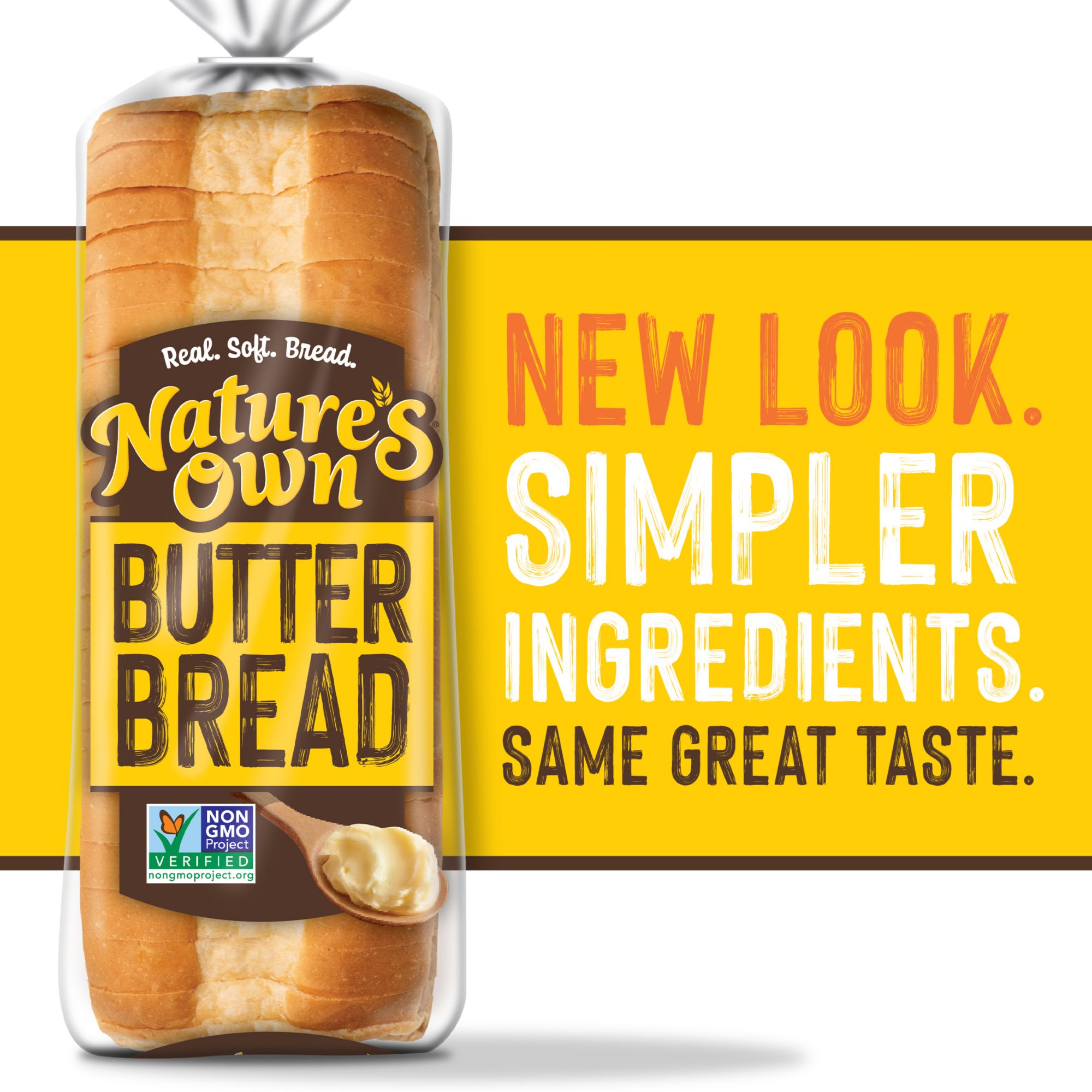 Nature's Own Butterbread, Non-GMO Bread, Sandwich Bread, 20 oz.