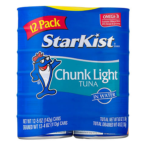 StarKist Chunk Light Tuna in Water, 12 ct.