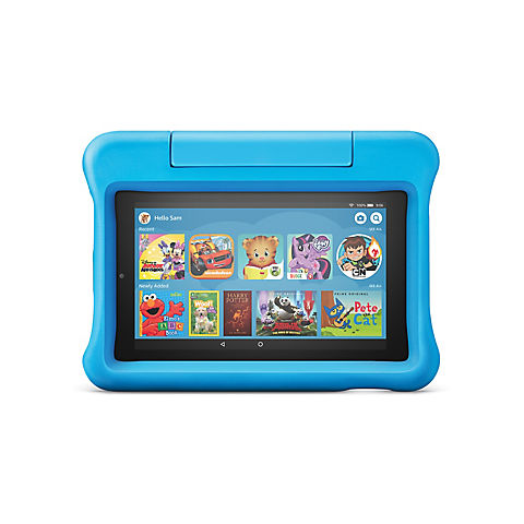Amazon Fire 7 Kids Edition 7" Tablet, 16GB Memory with 1 Free Year of Amazon FreeTime Unlimited - Blue