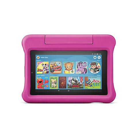 Amazon Fire 7 Kids Edition 7" Tablet, 16GB Memory with 1 Free Year of Amazon FreeTime Unlimited - Pink