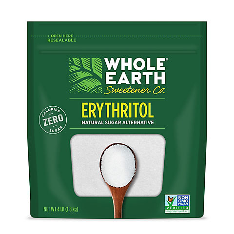 Whole Earth Erythritol Sugar Alternative, 4 lb.