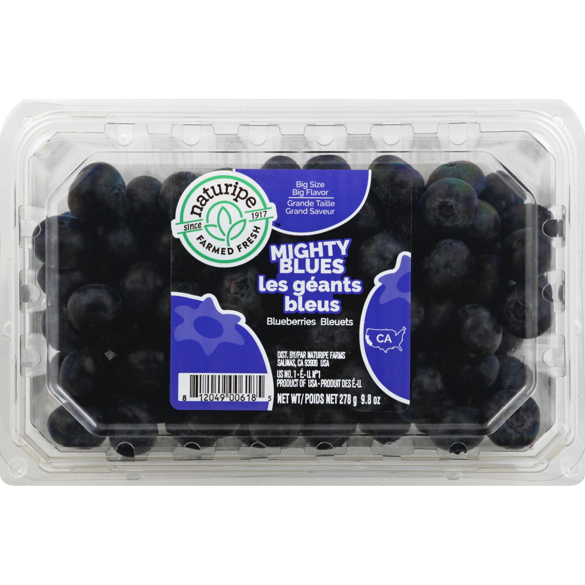Only the best, sweetest and hardest jumbo blueberries