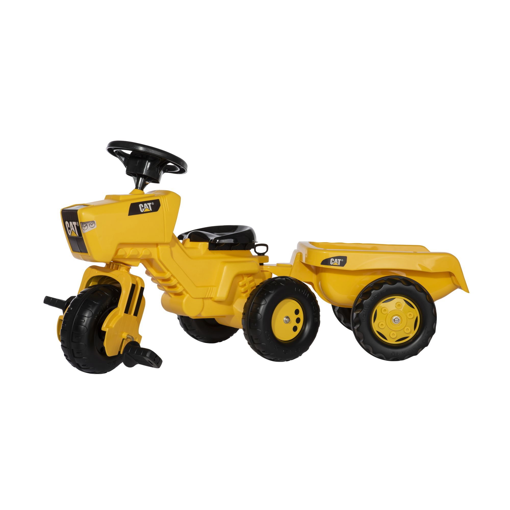 Rolly Caterpillar Three Wheel Pedal Tractor BJ s Wholesale Club