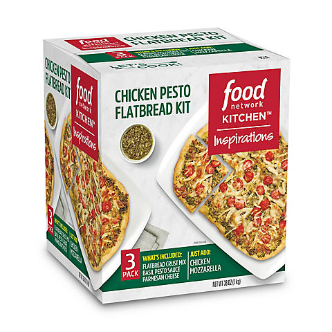 Food Network Inspirations Chicken Pesto Flatbread Dinner Kit, 3 pk.