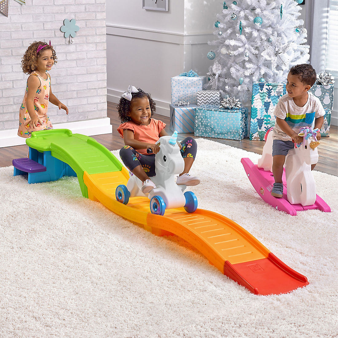 Step2 493700 Unicorn up & Down Coaster Ride-on Toy for sale online 