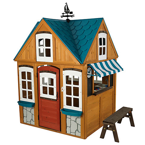 KidKraft Seaside Cottage Outdoor Wooden Playhouse