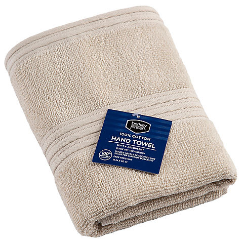 Berkley Jensen Cotton Hand Towel - Linen