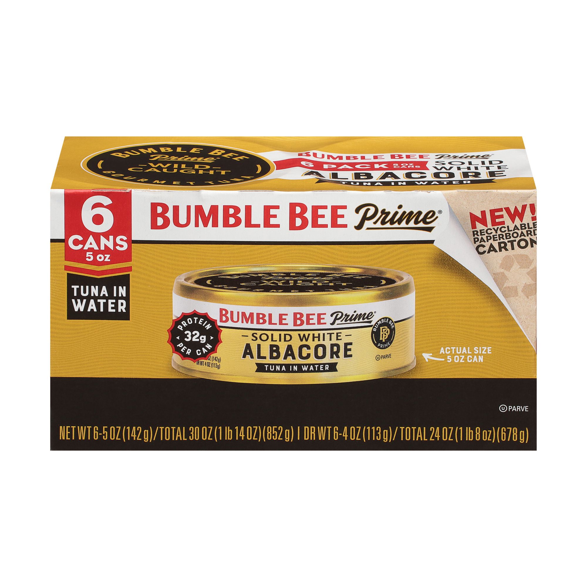 Bumble Bee Prime Fillet Solid White Albacore Tuna in Water