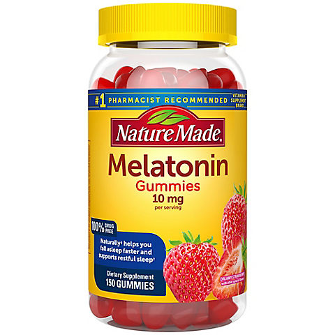 Nature Made Melatonin 10mg Gummies, 150 ct.