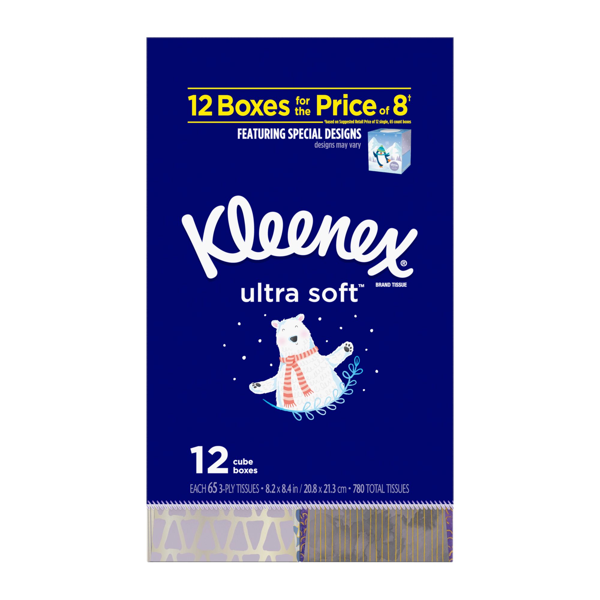 Kleenex Ultra Soft 3-ply Facial Tissue - 6pk/120ct : Target