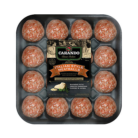Carando Italian Style Pork Meatballs,  16 ct.