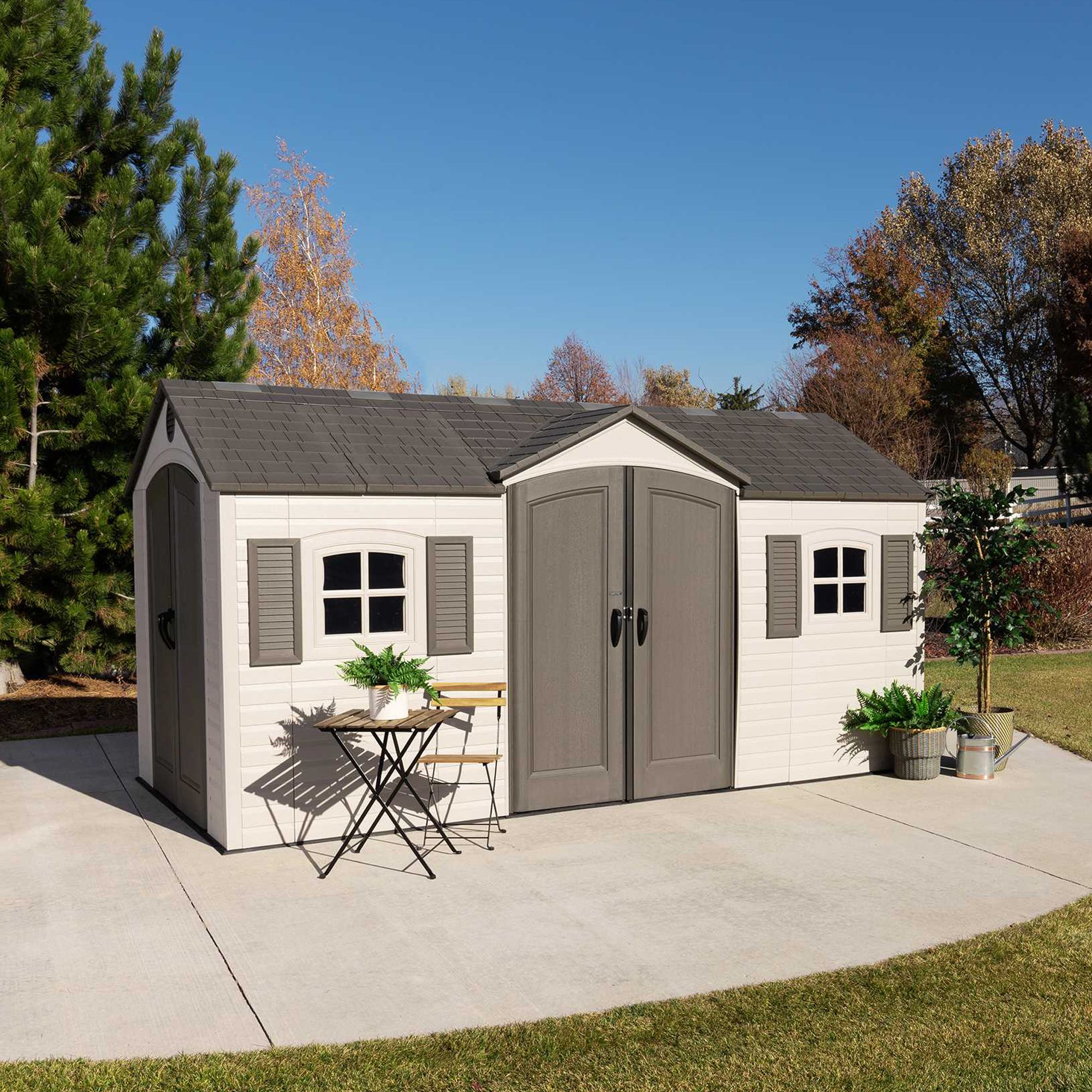 Lifetime Resin Outdoor Storage Shed – ShopEZ USA