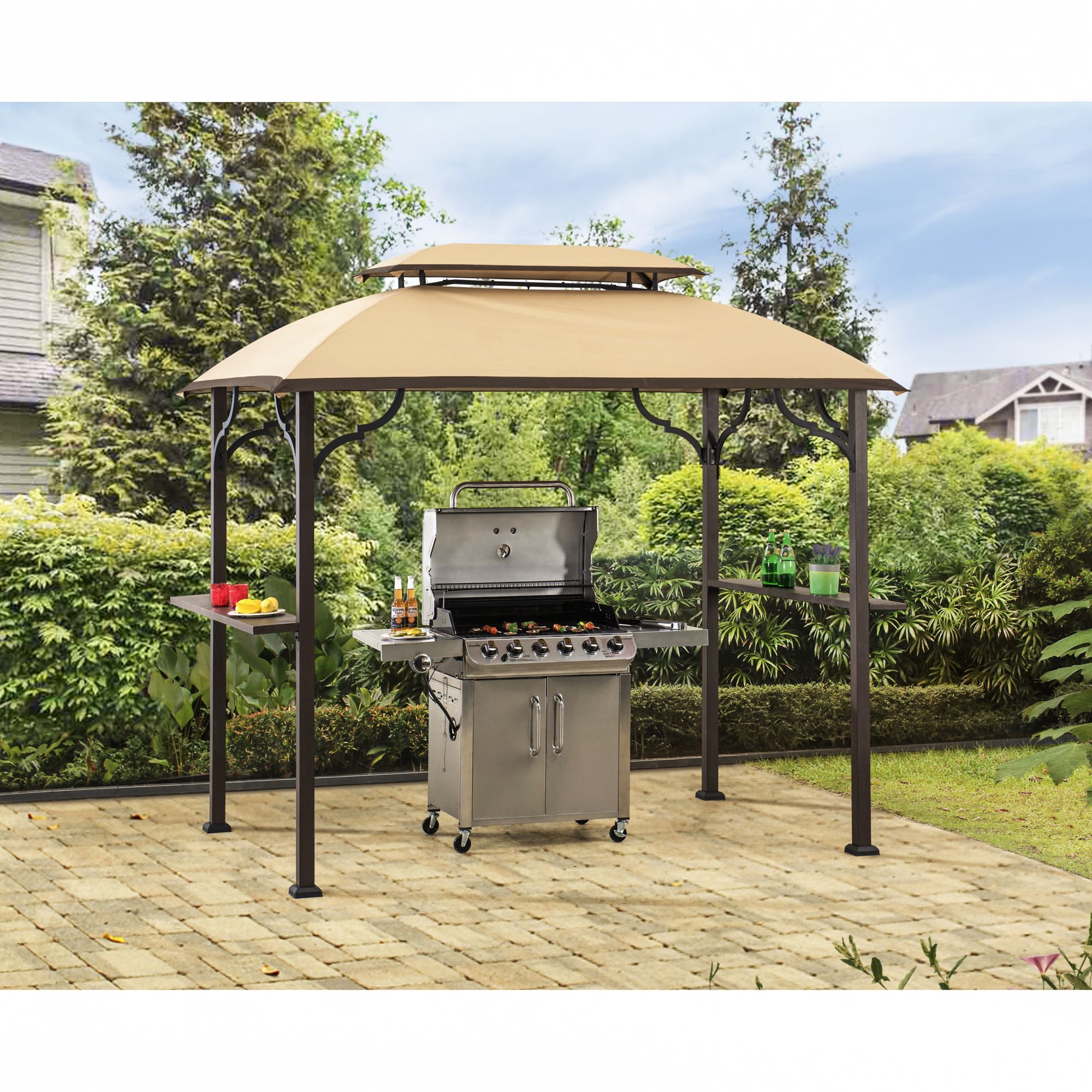 Berkley Jensen Churchill Hardtop Grill Gazebo