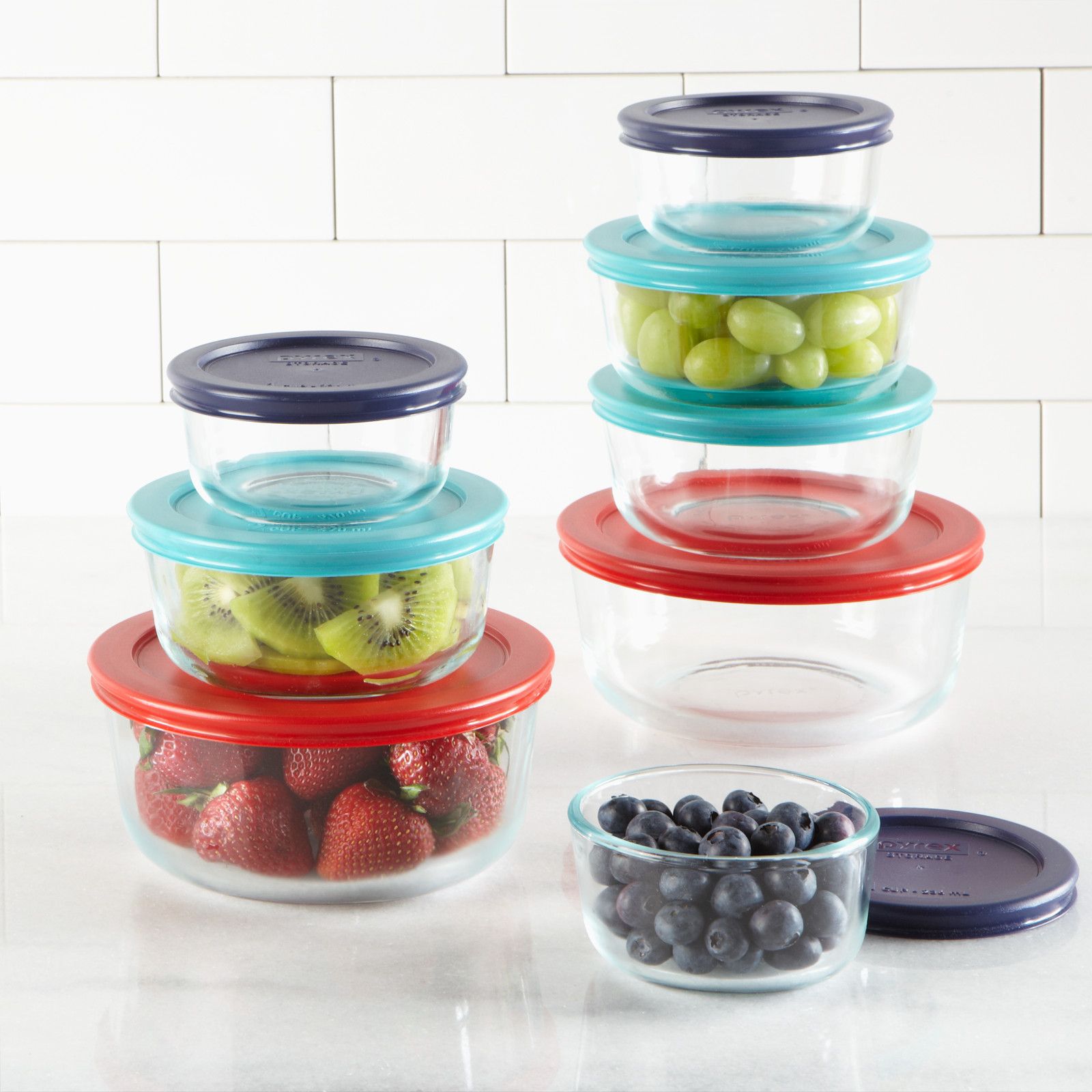 Pyrex 20-Piece Glass Food Storage Set