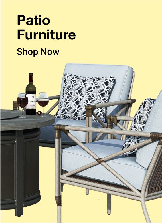 Patio furniture. Click to shop now