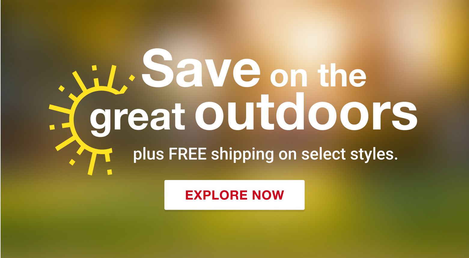 Save on the great outdoors plus free shipping on select styles. Click to explore now.