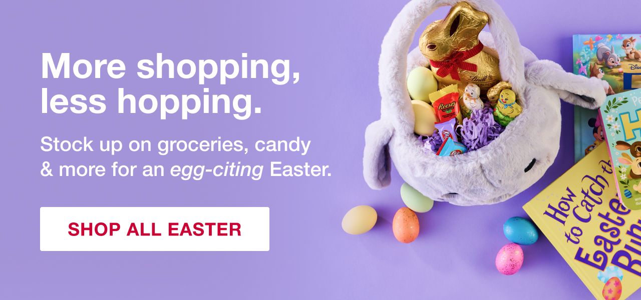 Easter savings. Stock up on easter grocery, candy, and decor.