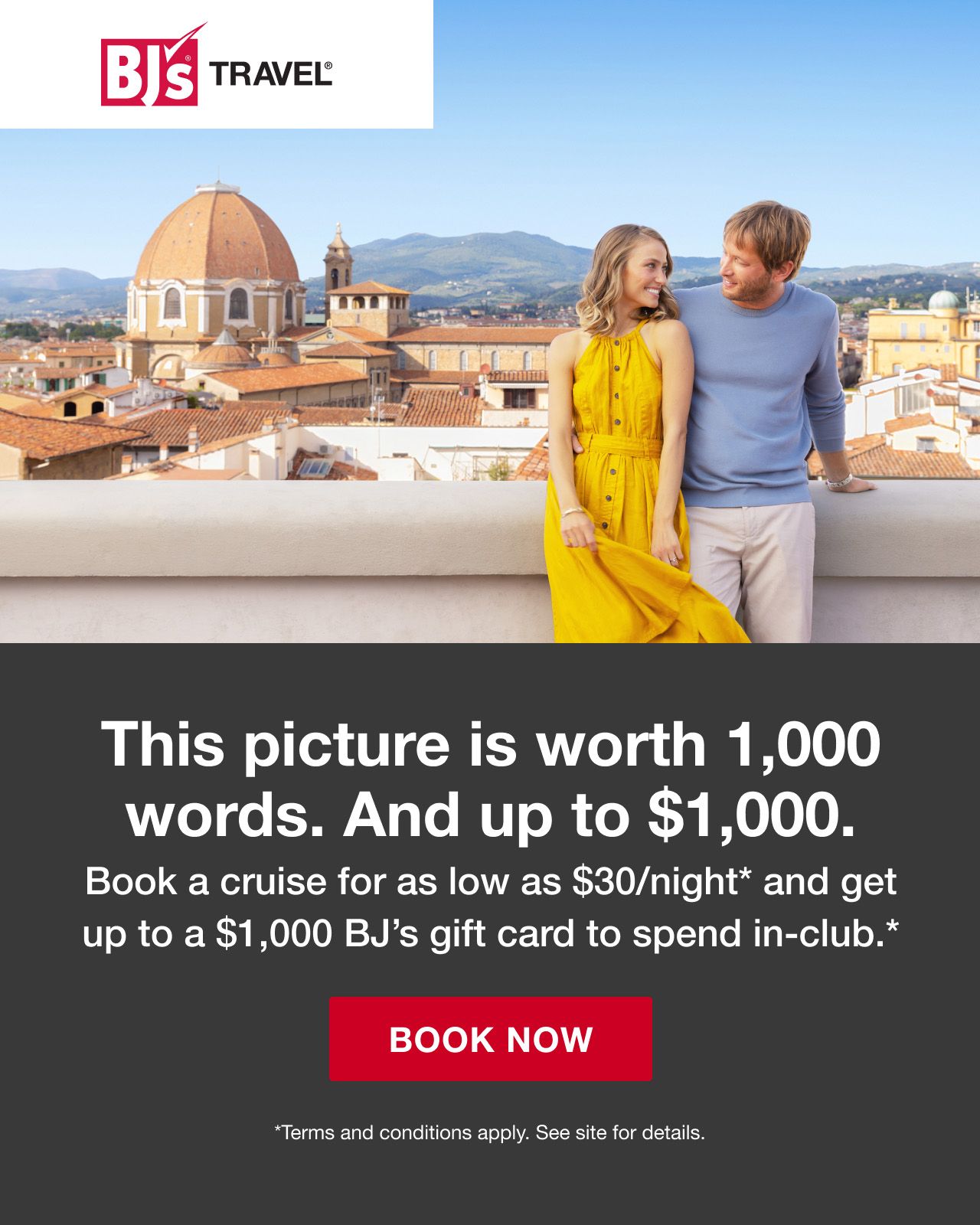 BJ's Travel. Click here to book now