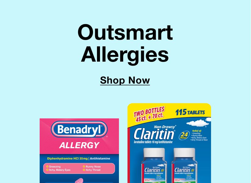 Outsmart allergies. Click to shop now