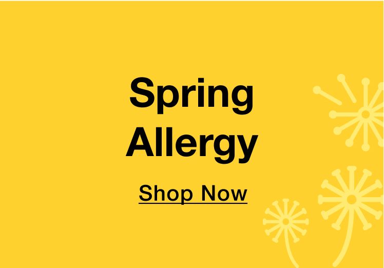 Spring allergies. Click to shop now