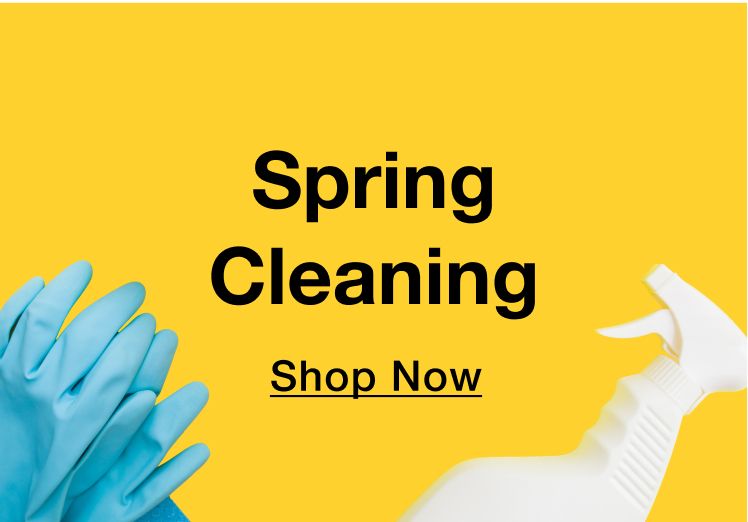 Spring cleaning. Click to shop now